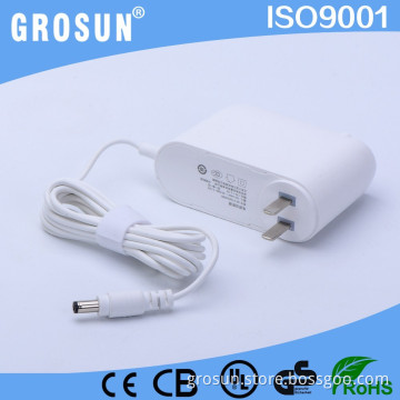 Shenzhen Grosun High Quality White Case 12V 2A Wall Mount AC/DC Adapter 24W Power Supply from OEM Factory